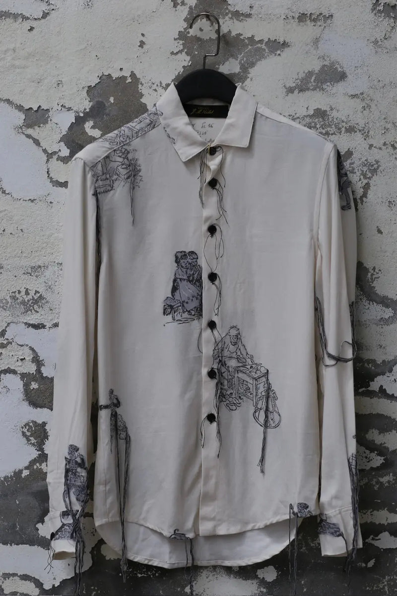 うのにもお得な情報満載！ ARCHIVIO J.M.Ribot shirt SH09/OF トップス
