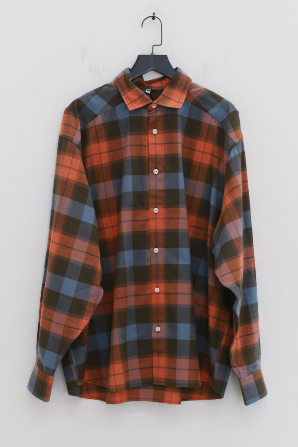 BASERANGE Fall/Winter 2025 CLAUDE SHIRT (French brand) BAS-TSCL-OC-AU25-FRAME PLAID