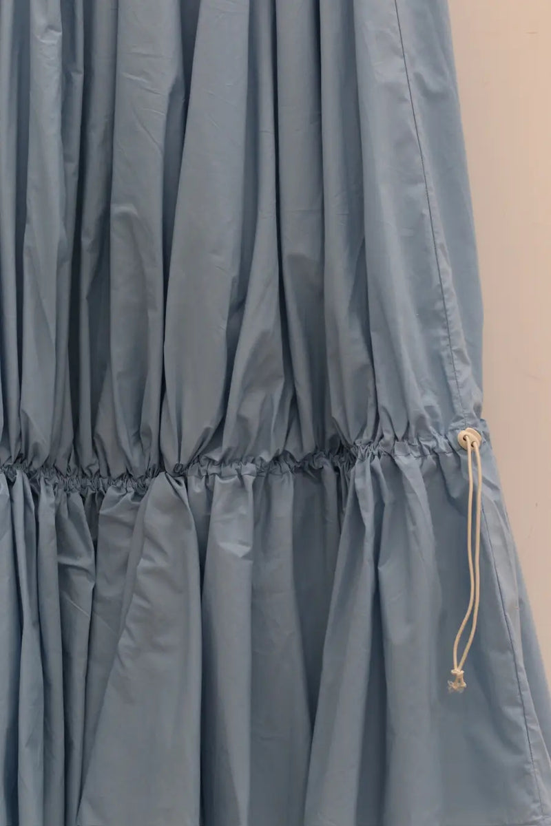 【Baserange】 brig skirt BLUE Sサイズ Brig スカート in Assortment | オーガニックコットン・リブ
