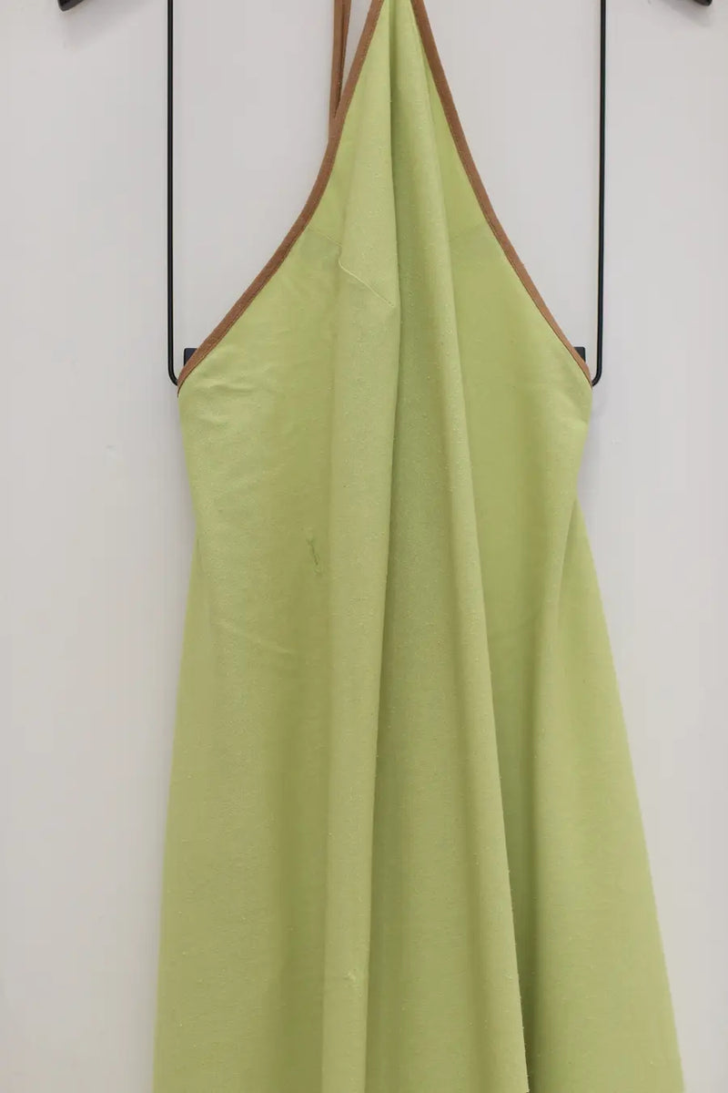 BASERANGE Lago dress DRLI-WS-SP24 green and yellow (DRLI-WS-000) XS / green and yellow