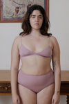 BASERANGE Mississippi bra narrow series collection bamboo fiber bamboo cotton soft underwear France BAS-BRMI-BL-AU24-ZI purple