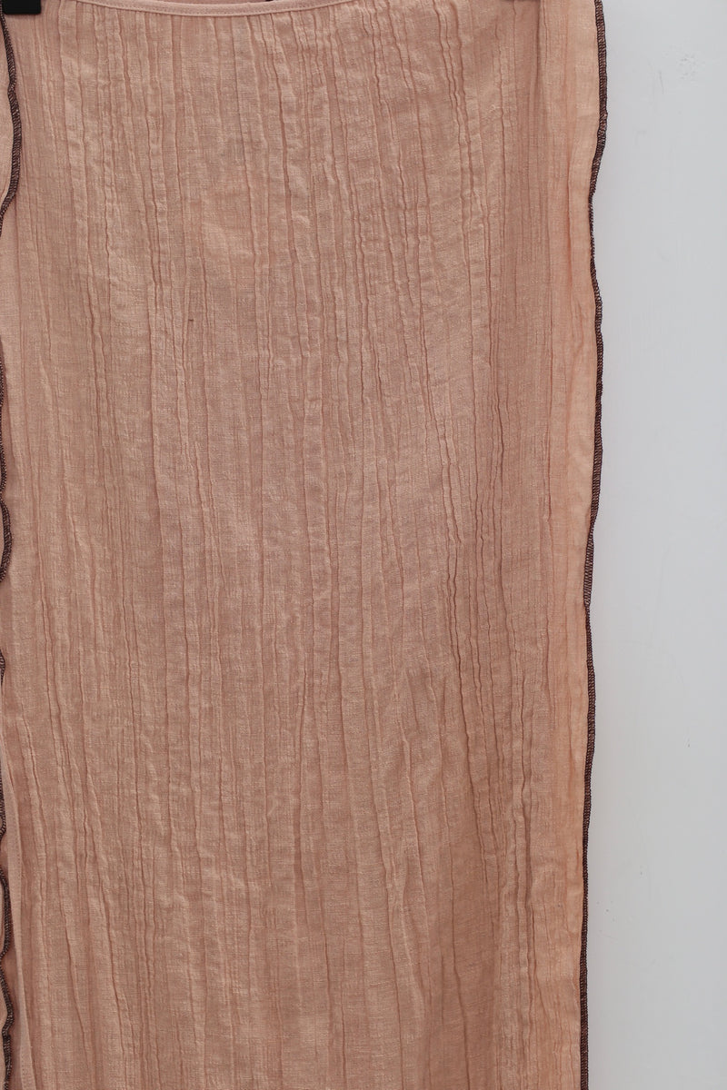 BASERANGE short wrap skirt SKSKW-LC-SP24 light pink (SKSKW1)