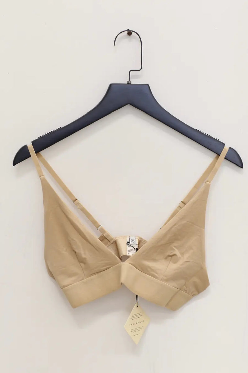 BASERANGE Bamboo Fiber Bamboo Cotton No Wire Wide-Brim Bra