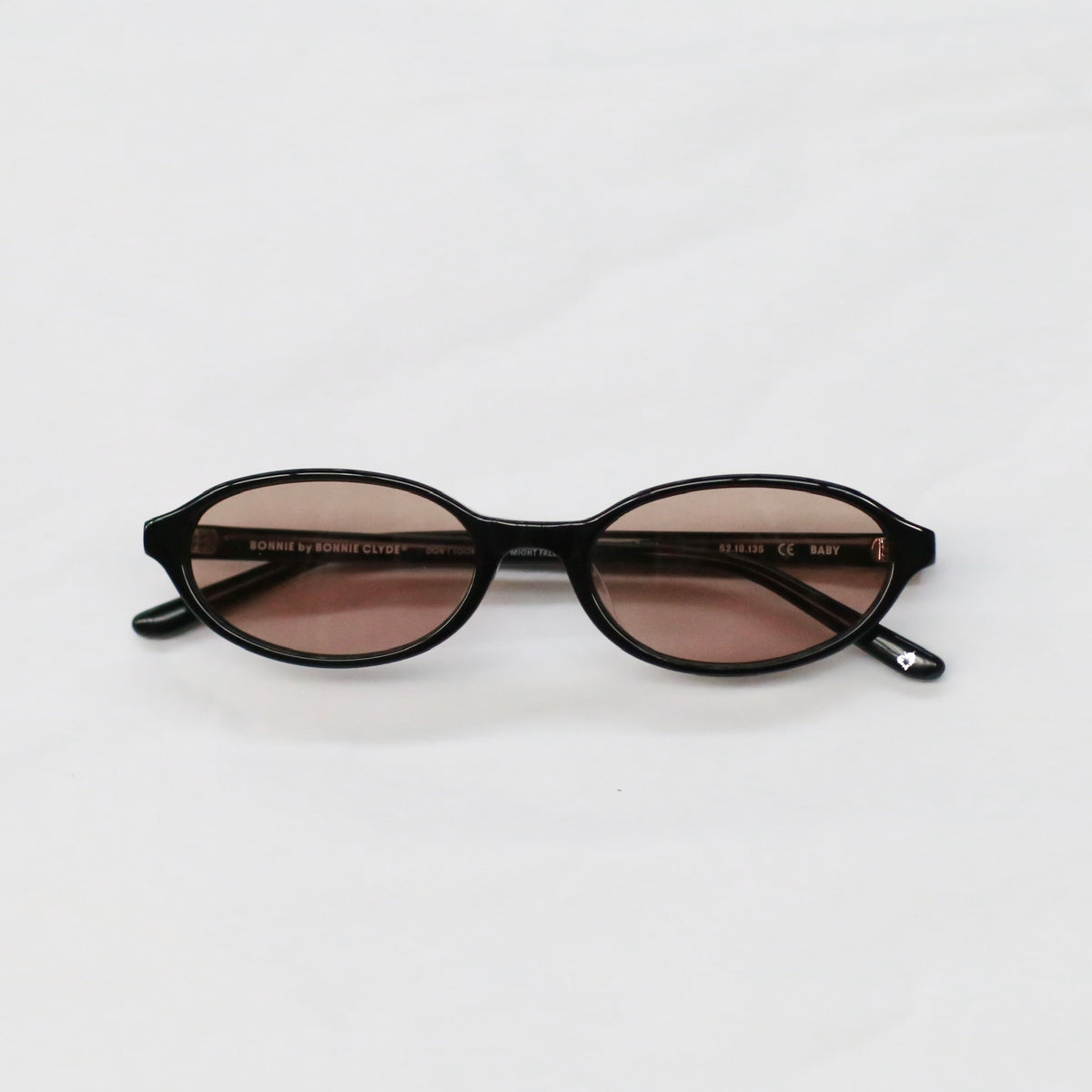 Bonnie Clyde BABY Glasses BC-Baby BABYBKBRL249-BB (Black & Brown Lens)