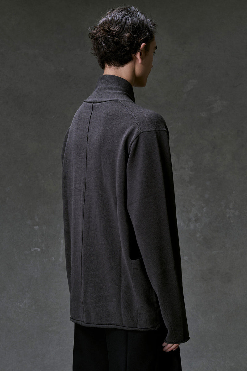 未使用展示品 DEVOA 24AW KTS-SHKN Knit Cardigan DEVOA 26SS Button-Up Cardigan (Japan) DVA-KTS-DSHC-BEIGE GRAY