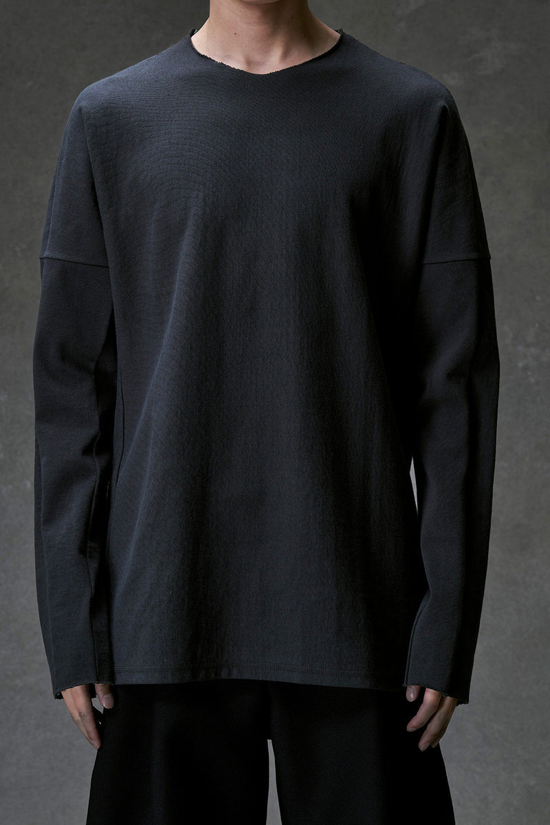 DEVOA 八分カットソー DEVOA 26SS Long-Sleeve Crew Neck T-Shirt (Japan) DVA-CSC-TST3-SLATE GR