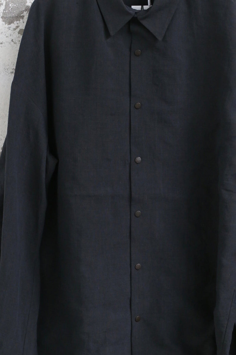 DEVOA 26SS Long-Sleeve Shirt, Linen, Silk, Cotton, Comfortable, Japane