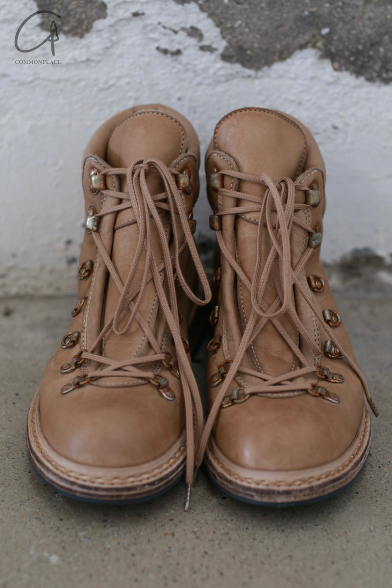 GUIDI Horse Full Grain Lined Hiking Boots Polished Leather 19 Italy Ar