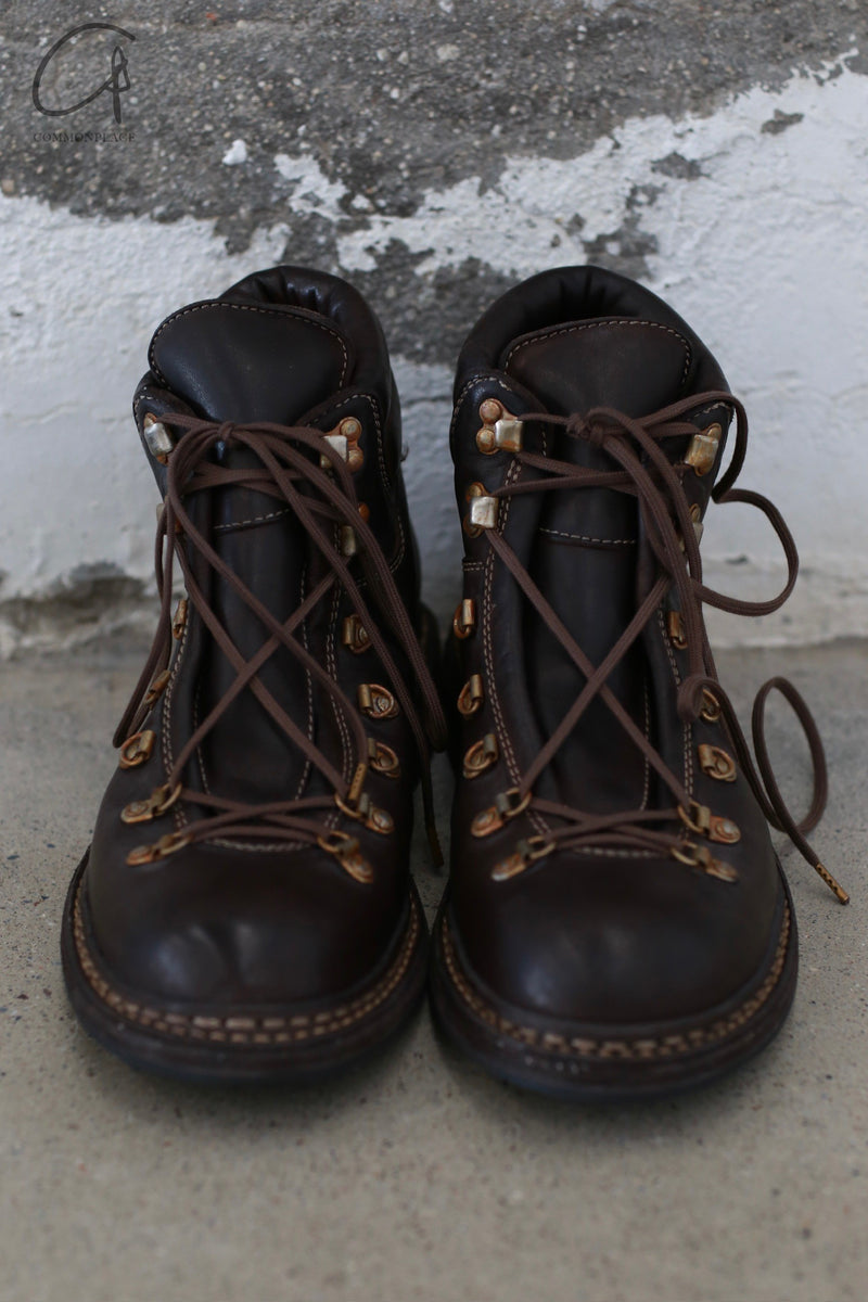 GUIDI Brown Leather Boots Lace up Zip Up Quality Craftsmanship Italy Men\'s 41 GUIDI Brown Leather Boots Lace up Zip Up Quality  main image 4