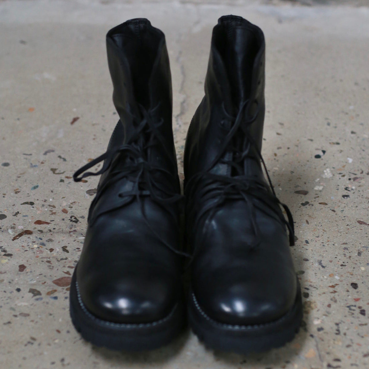 GUIDI Horse leather full grain lined lace-up boots 795V Italy GD-795v-