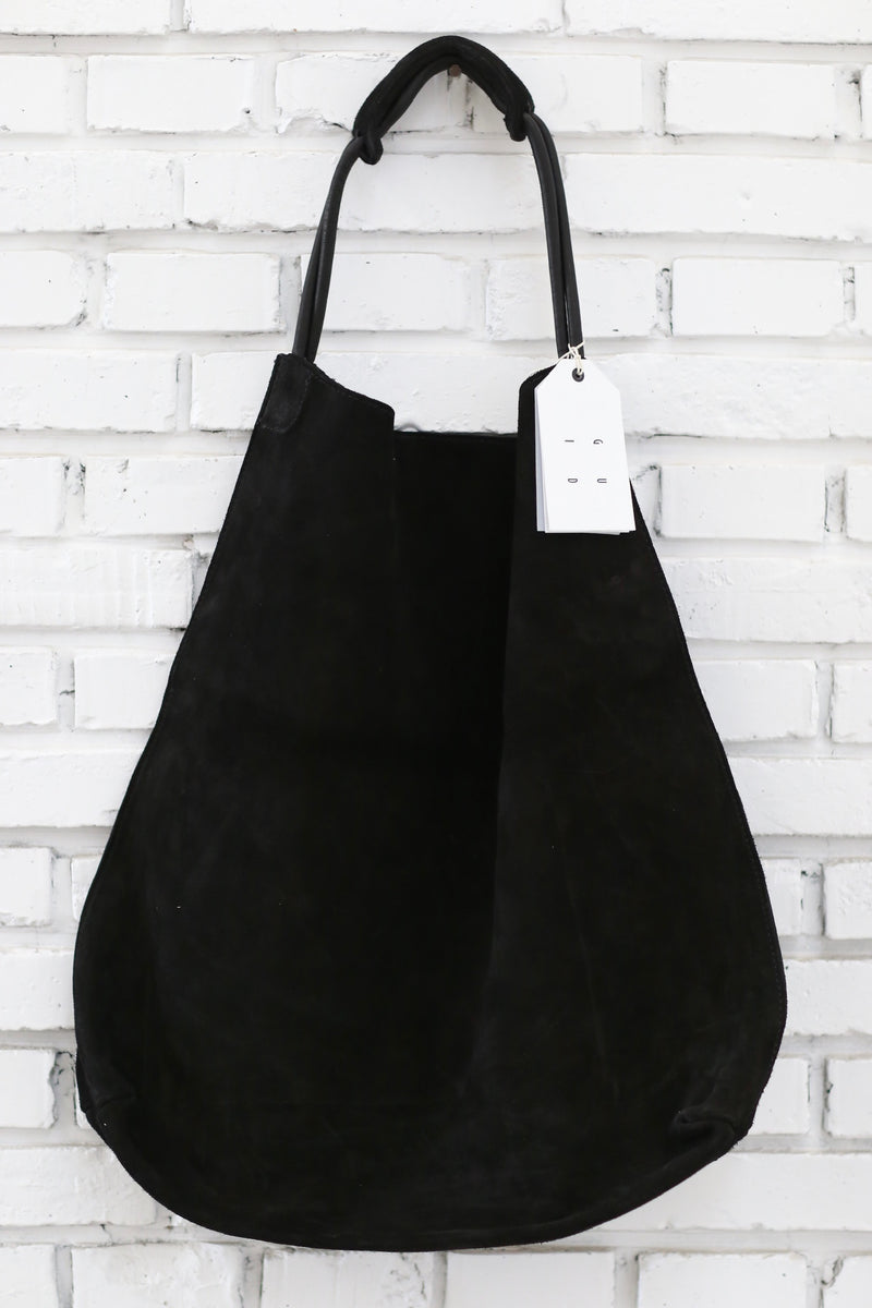 GUIDI RF01 Horse leather shopping bag GD-RF01-BLKT Black