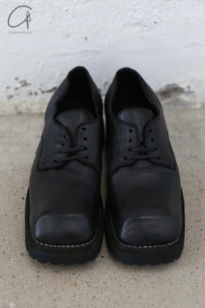 Guidi 79082 79082V soft horse leather derby lace-up square