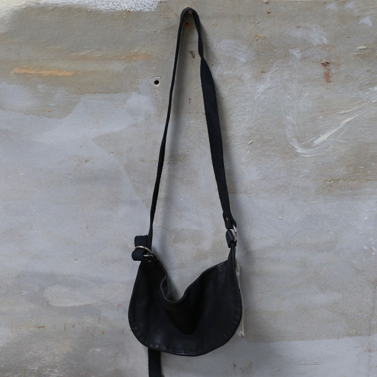 Guidi soft horse full grain belt bag Q10M Italian handmade GD-Q10M-BLK