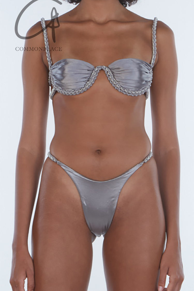 ISA BOULDER full chain swimsuit RS24WST01A slate silver PIB8