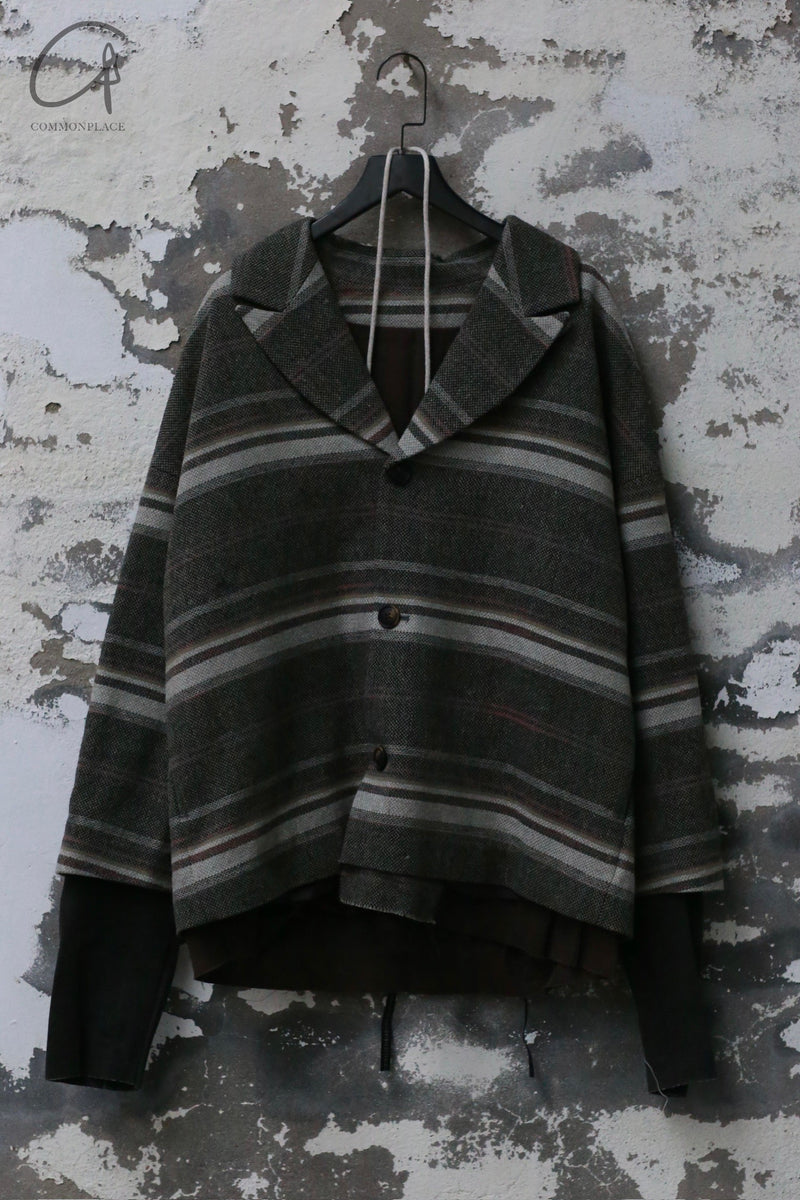ISÓ Devoa x The Viridi-Anne collaboration wool/silk striped ISÓ Devoa x The Viridi-Anne collaboration wool/silk striped