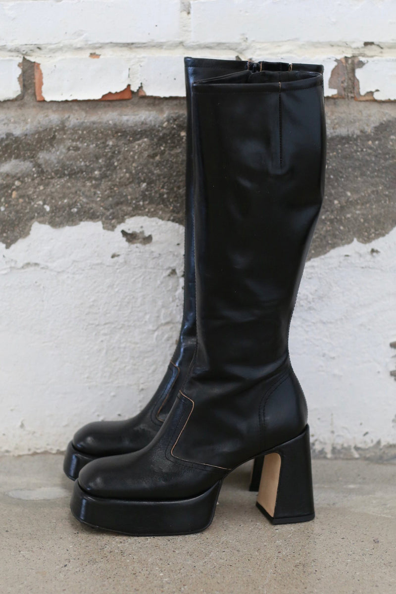 Miista Fall/Winter 2025 Anima Black High Boots MST-MI_5583-BLACK
