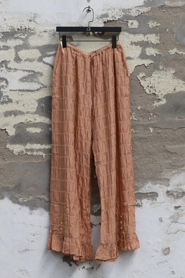 Mutedance 25 Autumn/Winter Drawstring Lace Loose Casual Pants Hand-dyed MD-MD25FW95-rose