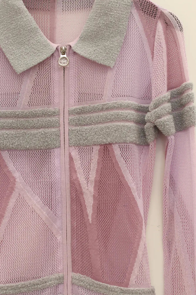 Louis Vuitton louis vuitton multicolor tulle denim jacket