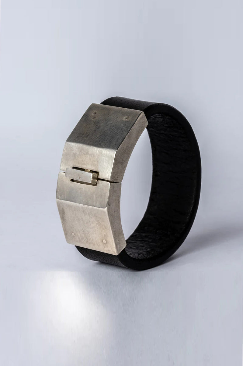 Parts of Four Box Lock Bracelet 813-1-BLK+AS PPOF35