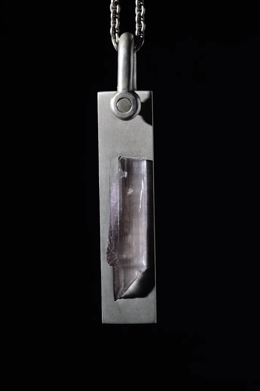 Parts of Four Plate Necklace (U-bolt variant, adaptive, pink Konsai st