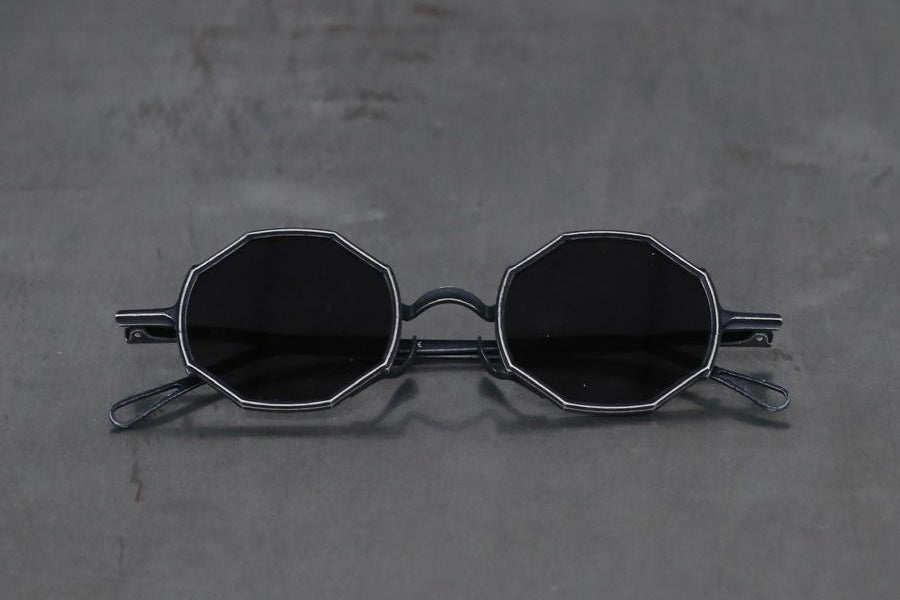 Rigards Vintage Black Matte Gray Mirror RG0088ST