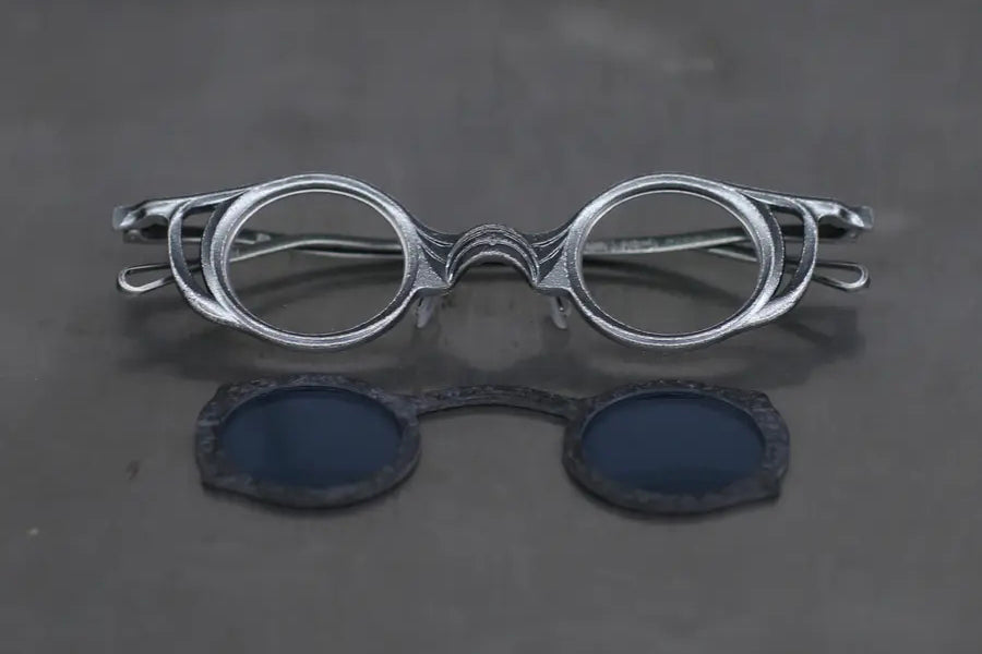 Rigards free disassembly handmade sunglasses RG2049AL silver black fra