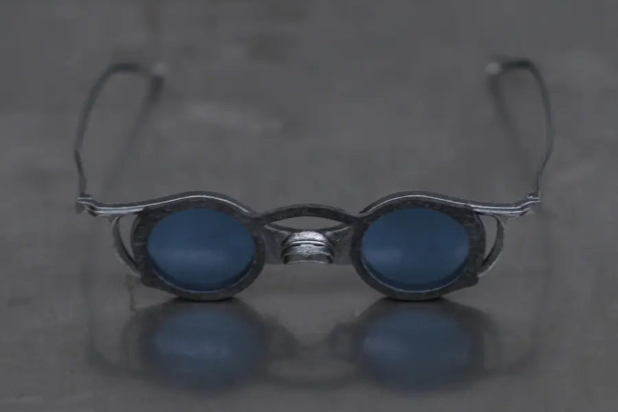 Rigards free disassembly handmade sunglasses RG2049AL silver black fra