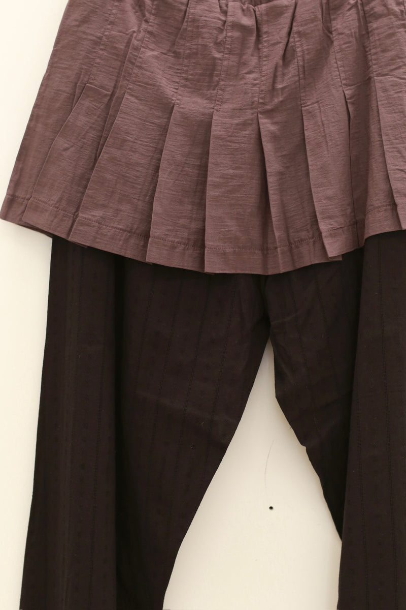 パンツ VeniceW SKIRT SWEATPANTS M size VeniceW Skirt Sweatpants Series VCW-SPNJ-Black Mauve