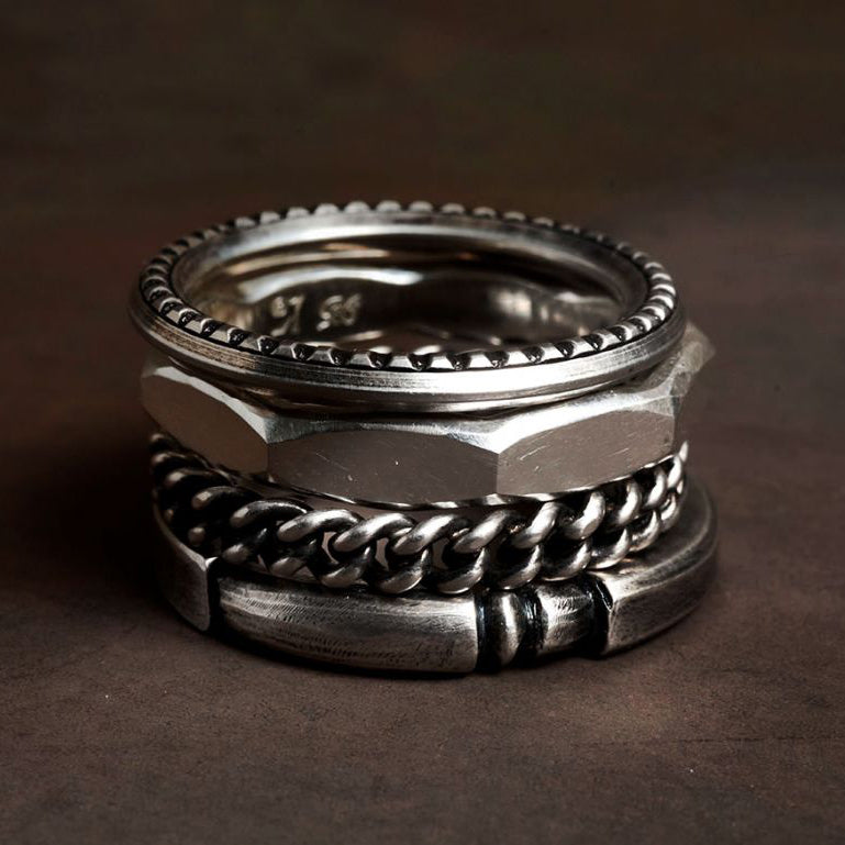 WERKSTATT MUNCHEN 4 ring combination ring M1188 PWM4
