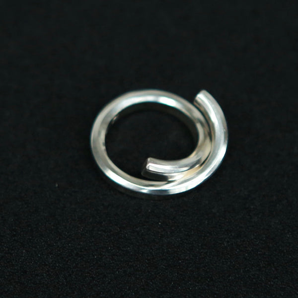 WERKSTATT MUNCHEN 925 Silver Hug Series Ring/Earrings German Highly Handcrafted WM-M1245-0 Ring (M1727)