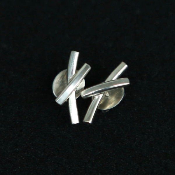 WERKSTATT MUNCHEN 925 Silver Hug Series Rings/Earrings German Highly Handcrafted WM-M4558-0 Earrings (M1727)