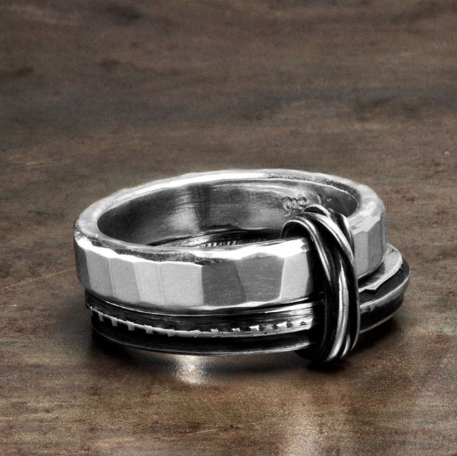 WERKSTATT:MÜNCHEN リングサイズM ring folded / WERKSTATT:MUNCHEN(ワークスタットミュンヘン