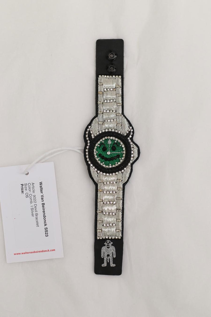 Walter Van Beirendonck devil bracelet 9022 silver