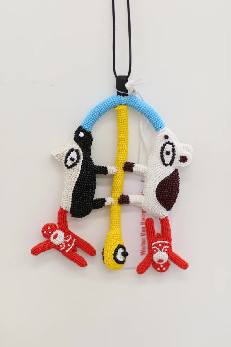 Walter Van Beirendonck Necklace WVB-9029-GGBS Dog Gemstone PWVB6