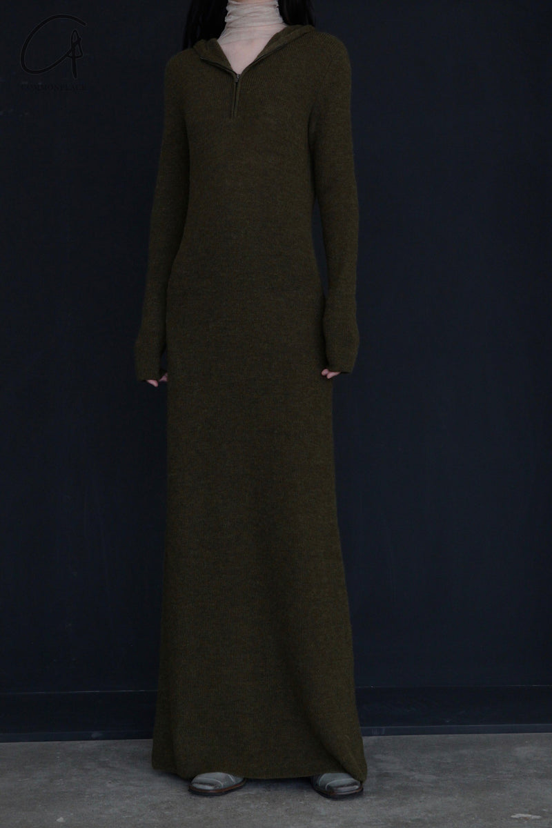 cortana Elmer knitted dress KN-4065 dark green 36 / dark green