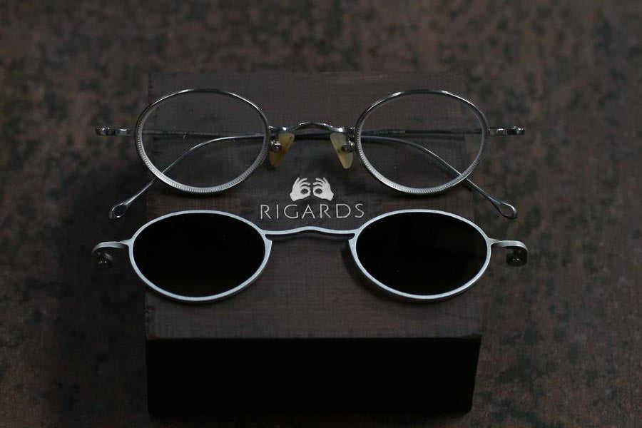 RIGARDS*ZIGGY CHEN vintage silver+silver green lens RG1010ZC