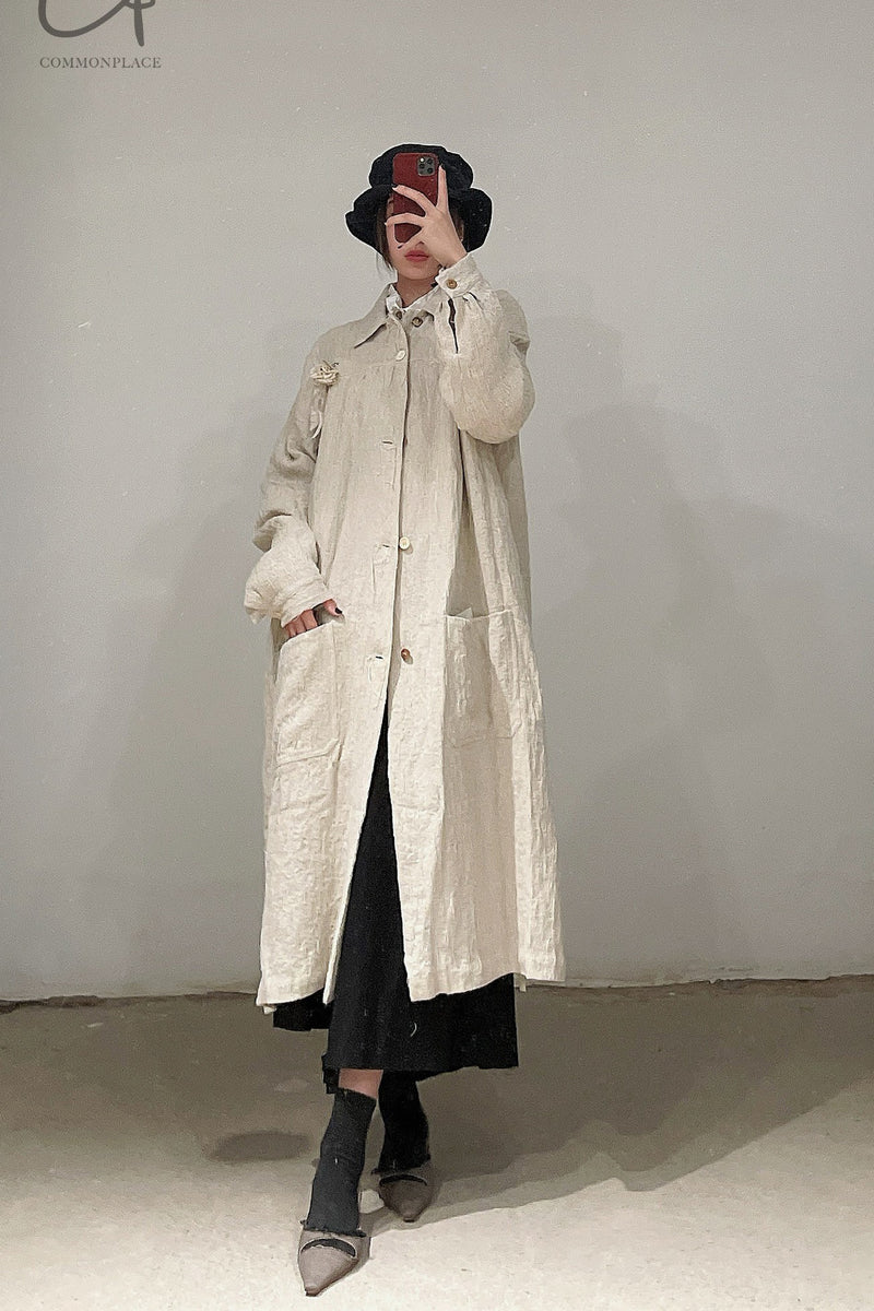 ARCHIVIOJ.M.Ribot 24aw ロングコート ARCHIVIO J.M.Ribot Long Trench Coat AR06/CN