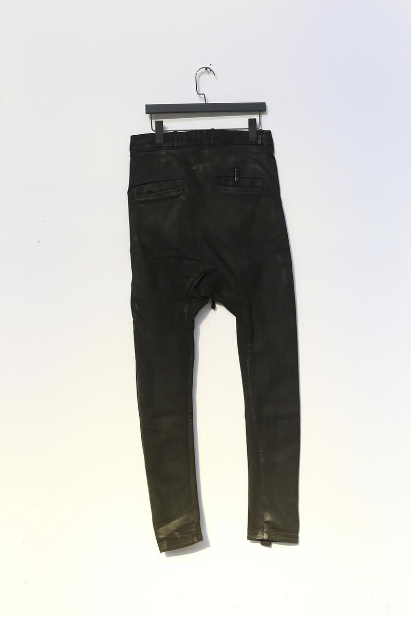 BORIS BIDJAN SABERI OIL PANTS P4 F1939 BLACK PBBS33