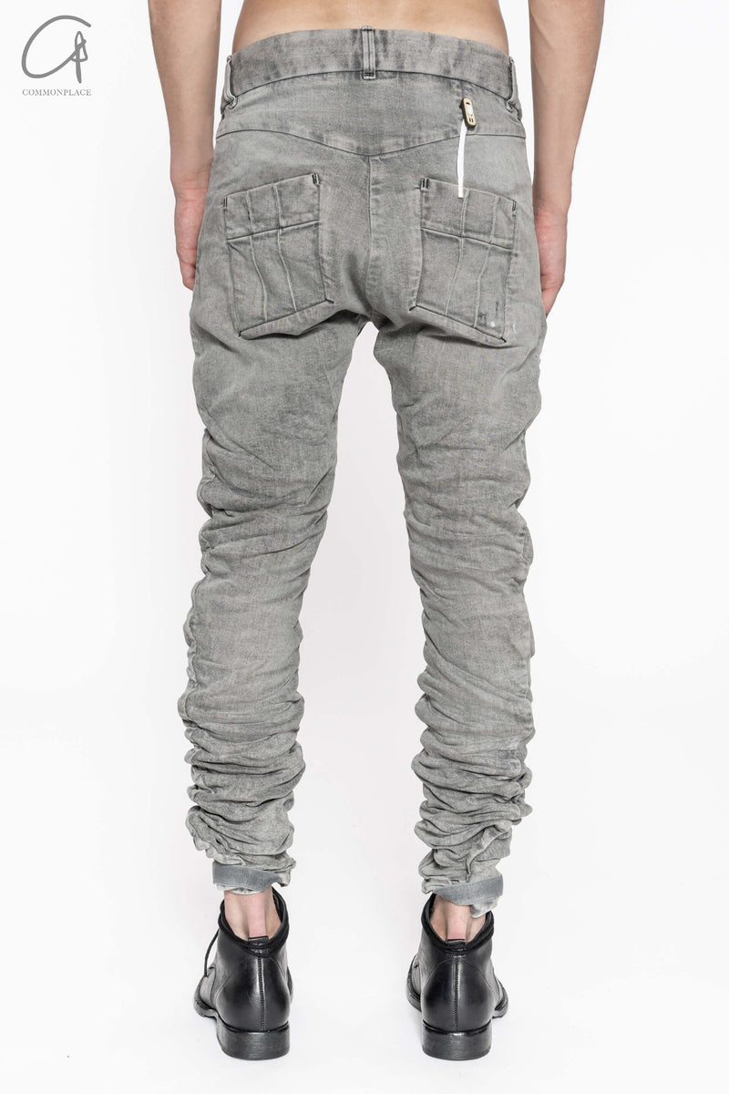 BORIS BIDJAN SABERI pleated trousers P13 TF F1603K punk gray 7