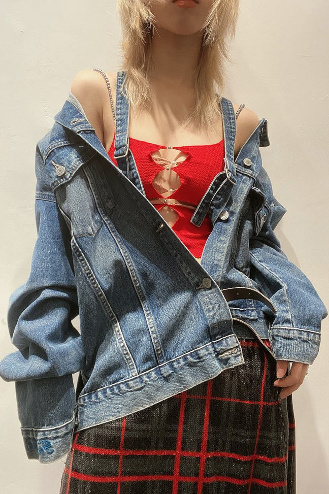 FACETASM Asymmetric Denim Jacket YA-JK-U07