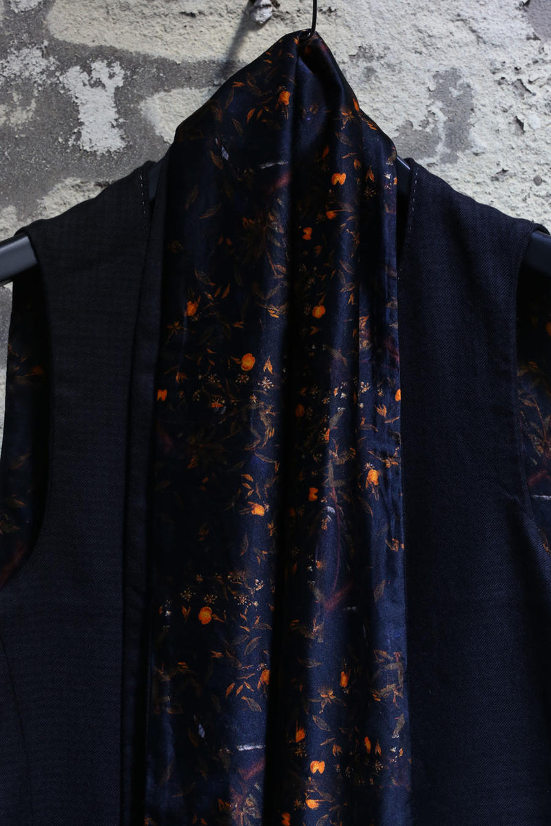 GEOFFREY B. SMALL cashmere fully lined vest (with scarf) GBS-GJ02-HEI2