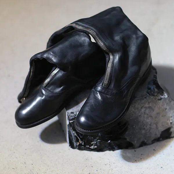 Guidi 410 soft Horse Leather Front Zip high boots