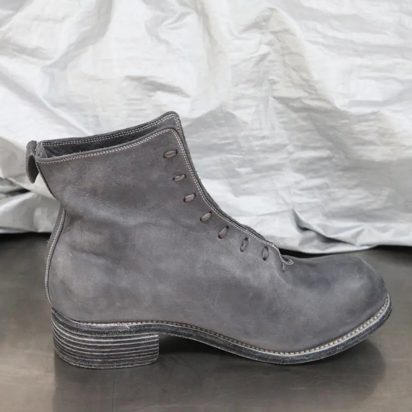 Guidi PL11L horse leather lace-up boots dark gray MEN