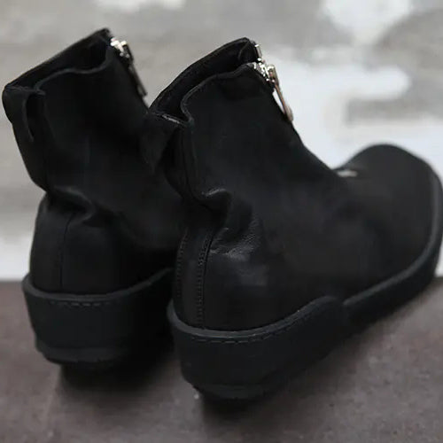 Guidi soft horseskin front zip sneakers PLS
