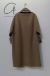 HED MAYNER Back-opening buttonless wool woolen coat PHM5