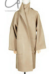 HED MAYNER Back-opening buttonless wool woolen coat PHM5