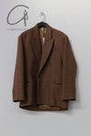 HED MAYNER Retractable Double Breasted Jacket J23_BRW/HDTH Brown PHM2