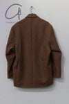 HED MAYNER Retractable Double Breasted Jacket J23_BRW/HDTH Brown PHM2
