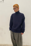 HED MAYNER Turtleneck Pullover K05_NVY Navy PHM4