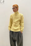 HED MAYNER Turtleneck Pullover K05_YLW Yellow PHM4